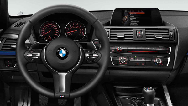 Cache de volant noir/chromé pour BMW Série 2 F22 F23 Coupé et Cabriolet