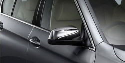 Coques de rétroviseurs extérieurs chromées pour BMW Série 5 E60 E61 F10 F11 F07 GT