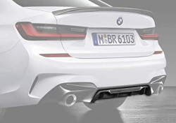 Diffuseur arrière carbone et cache de bouclier BMW M Performance pour BMW Série 3 G20 G21