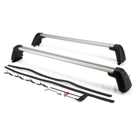Barres De Toit Ouvertes AMOS Pour BMW X5 E70 (2008-2013) - Longueur 1300 Mm - Charge Max 75 Kg