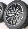 Jante BMW 18" style 790M à rayons doubles, bicolores « Ferricgrey »/polies pour BMW Série 3 G20 G21