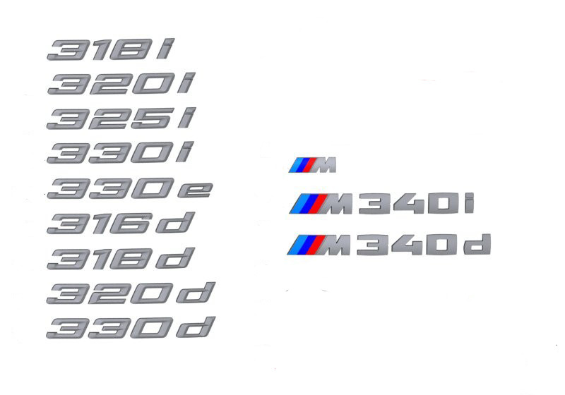 Logo de coffre pour BMW Série 3 (tous modèles)