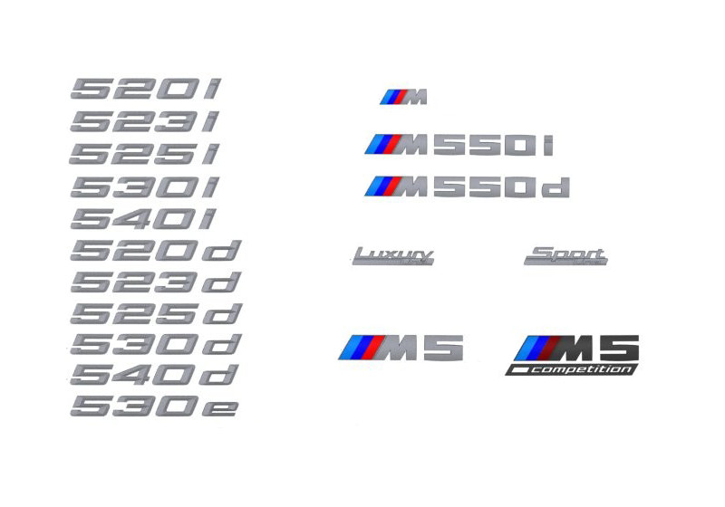 Logo de coffre pour BMW Série 5