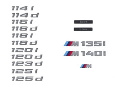 Logo de coffre pour BMW Série 1