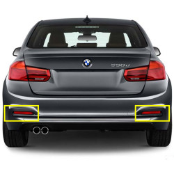 Catadioptre de pare-chocs ARRIERE (coté au choix) pour BMW Série 3 F30, F31 F34 GT