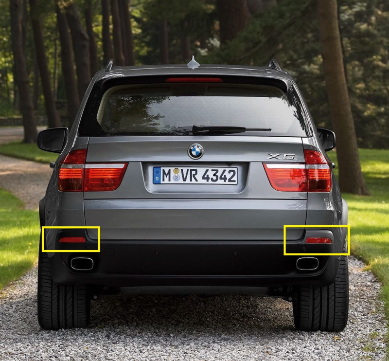 Catadioptre de pare-chocs arrière pour BMW X5 E70