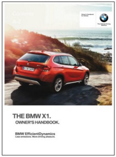 Notice d'utilisation du véhicule pour BMW X1 E84
