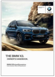 Notice d'utilisation du véhicule pour BMW X3 G01