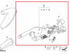 Levier de frein à main pour BMW Série 5 E60 E61