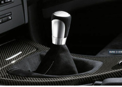 Pommeau de levier de vitesses avec soufflet en alcantara BMW Performance BMW Série 3 F30 F31 F34