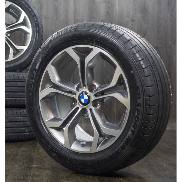 Jante 18" style 607 à rayons en Y, polies, pour BMW X3 F25