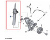Jambes de suspension amortisseur avant pour BMW Série 2 Active Tourer F45 et Gran Tourer F46