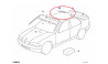 Joint de recouvrement arrière pour BMW E36