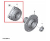 Unité de roulement à billes roue arrière pour X6 E71 M F16 X6 M