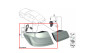Feu arrière panneau latéral (coté au choix) pour BMW série 5 F10