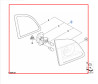 Feu arrière couvercle de coffre (coté au choix) pour BMW série 5 E61