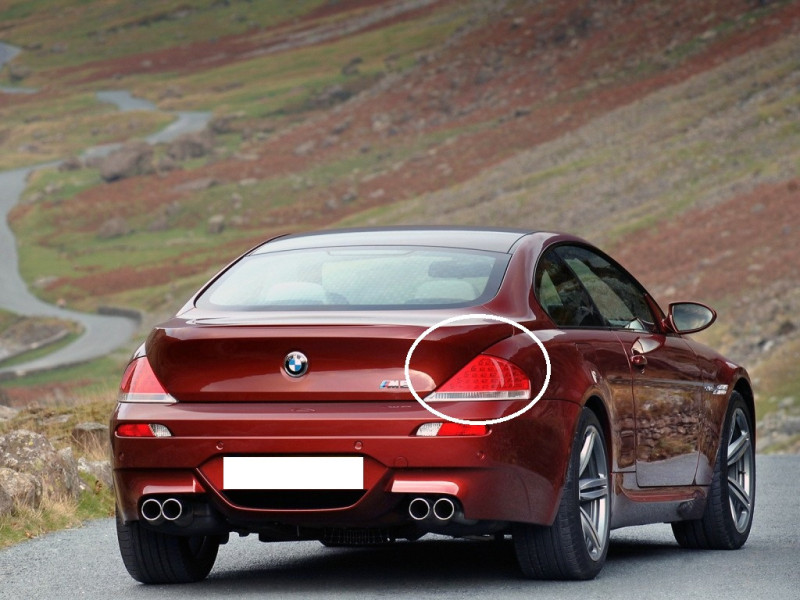 Feu arrière supérieur LED (coté au choix) pour BMW Série 6 E63 E64 LCI