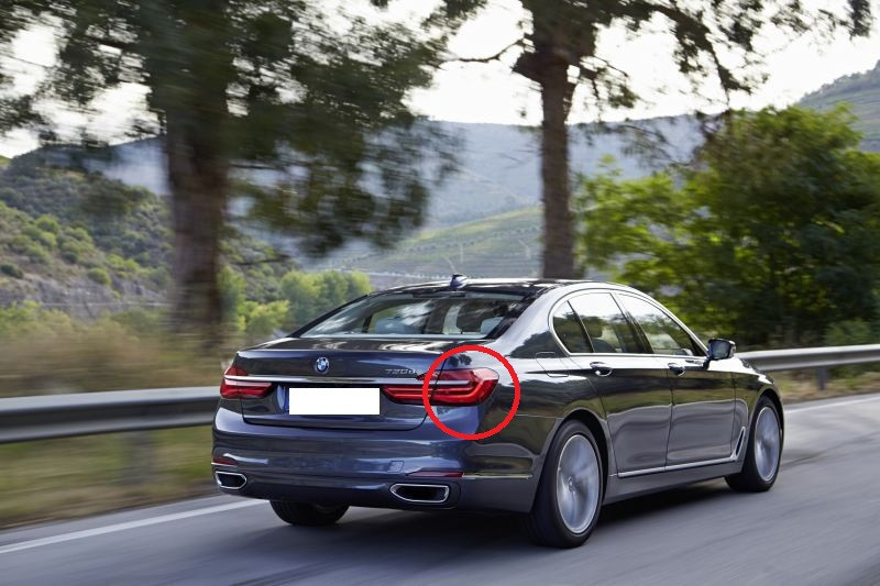Feu arrière panneau latéral (coté au choix) pour BMW série 7 G11 G12