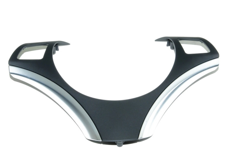 Cache de volant noir/chrome pour BMW Série 1 E81 E82 E88 E87 LCI (phase 2)