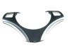 Cache de volant noir/chrome pour BMW Série 1 E81 E82 E88 E87 LCI (phase 2)