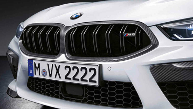 Grilles de calandre en carbone pour BMW M8 F91 F92 F93