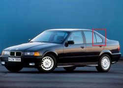 Vitre custode arrière (coté au choix) pour BMW Série 3 E36 Berline