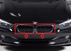 Grilles de calandre Finition Luxury (jeu de 2) pour BMW Série 3 F30 F31