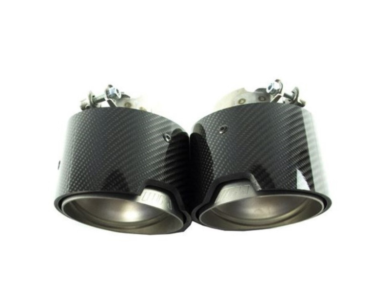 Enjoliveurs sortie d'échappement titane / carbone M PERFORMANCEpour BMW Série 1 F40 (135i uniquement)