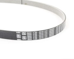 Courroie trapézoïdale poly-v (6 PK x 1697 ) compresseur de climatisation pour BMW Série 5 F10 F11 F07 GT (diesel uniquement)