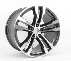 Jante 20" style 468 M à rayons doubles, bicolores « Orbitgrey », polies BMW X5 F15