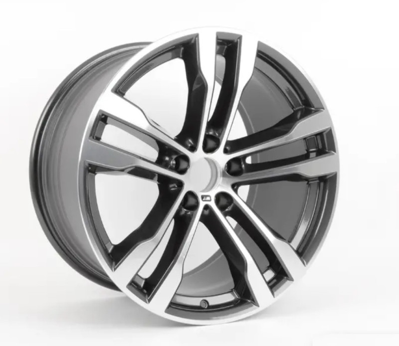 Jante 20" style 468 M à rayons doubles, bicolores « Orbitgrey », polies BMW X5 F15