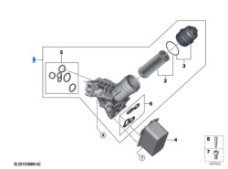 Filtre à huile pour BMW X3 G01