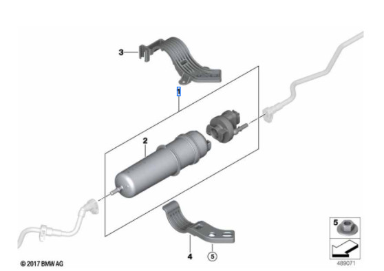 Filtre à carburant avec chauffage pour BMW Série X5 G05