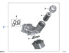 Filtre à huile BMW Série X5 G05 (25d uniquement)