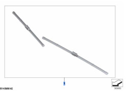 Balais d'essuie-glace avant pour BMW MS Compétition