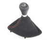 Pommeau de levier de vitesses sport M gainé cuir avec surpiqures orange BMW Série 1 E81 E82 E87 E88