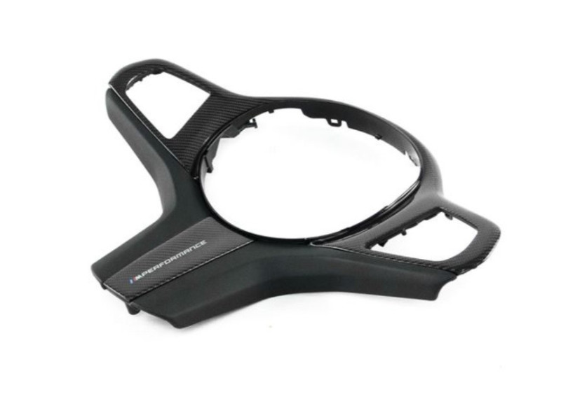 Cache central du volant cuir/carbone (M Performance) pour BMW Série 5 G30 G31