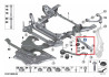 Bras de suspension avec silentblocs (deux cotés inclus) pour BMW X6 F16