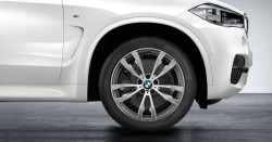 Jante 20" style 469 M à rayons doubles, bicolores « Ferricgrey », polies BMW X5 F15