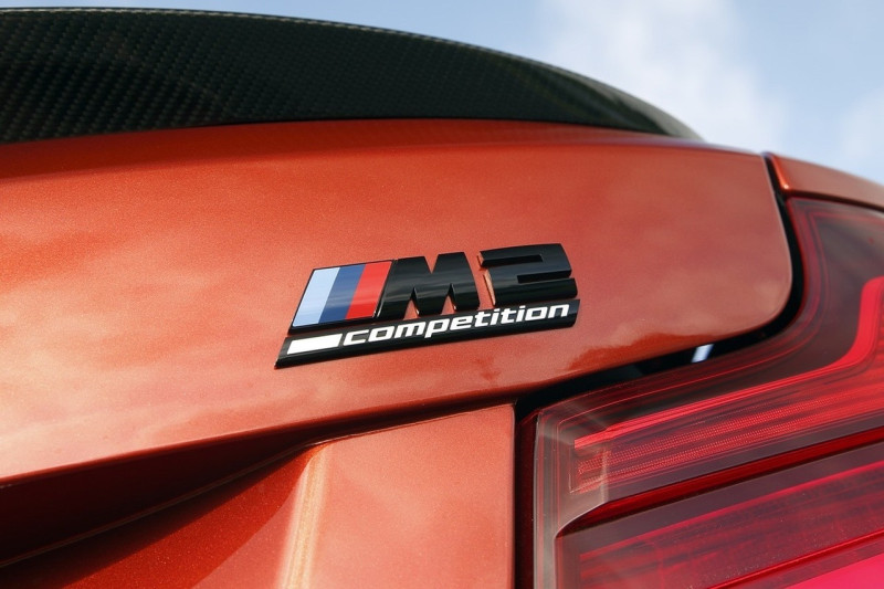 Logo noir de coffre arrière BMW "M2 Competition" pour BMW M2
