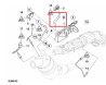 Tuyau filtre particule / capteur de pression de gaz d'échappement pour BMW X3 E83 F25 G01