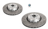 Disques de freins (x2) avant ventilés et perforés (395X36) BMW M5 F90