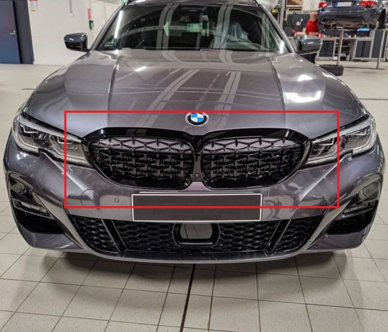 Grilles de calandres (Shadow-Line) "M Performance" pour BMW Série 3 G20 G21