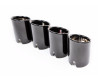 Embouts d'échappements NOIRS BRILLANTS (X4) BMW M4 F82 F83 M3 F80