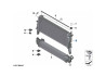 Radiateur du liquide de refroidissement - BMW Série 2 F45 F46 (Diesel)