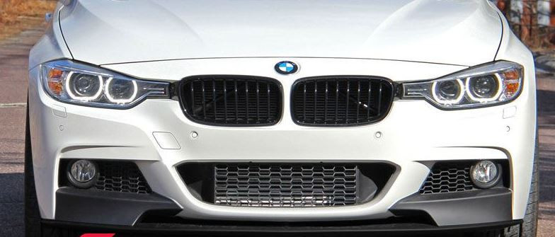 Lame avant M Performance noir mat - BMW Série 3 F30 F31