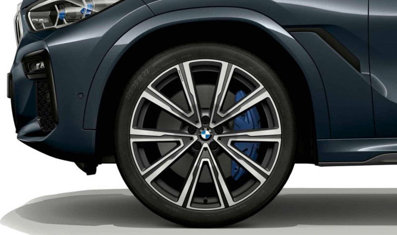 Jante 22" en alliage léger à rayons en V style 746l pour BMW X5 G05