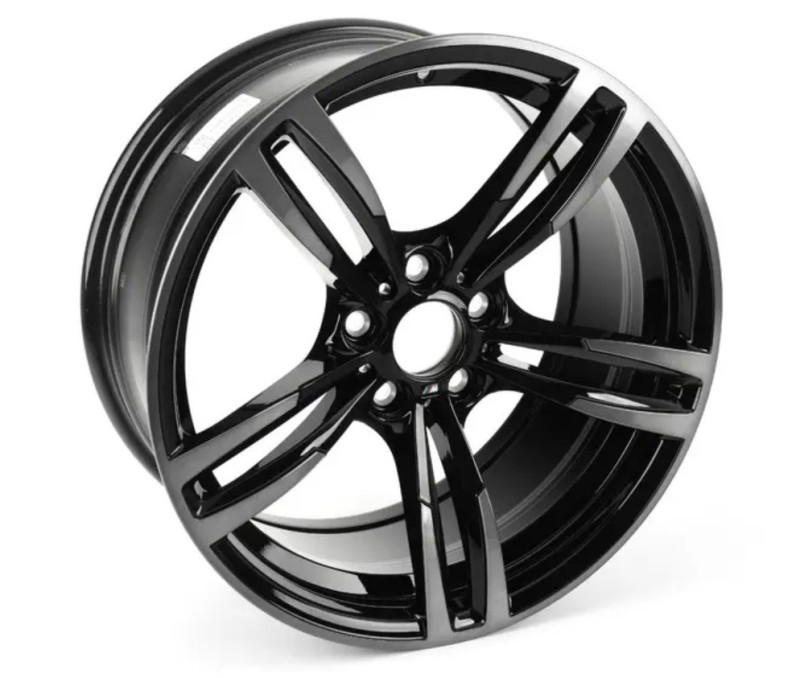 Jante 19" style 437 M JETBLACK à rayons doubles pour BMW M2 F87 M3 80 F4 F82