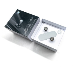 Boutons de verrouillage Crystal Clarity (x2) pour BMW X5 F15 G05 X6 F16 G06 X7 G07 XM G09