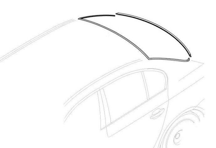 Recouvrement de lunette arrière supp - BMW Série 5 E60